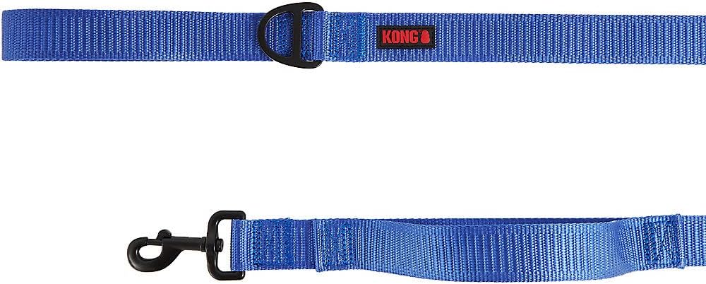 KONG Max HD Traffic Handle Ultra Durable Quick Control Leash 6' (Blue) by Kong