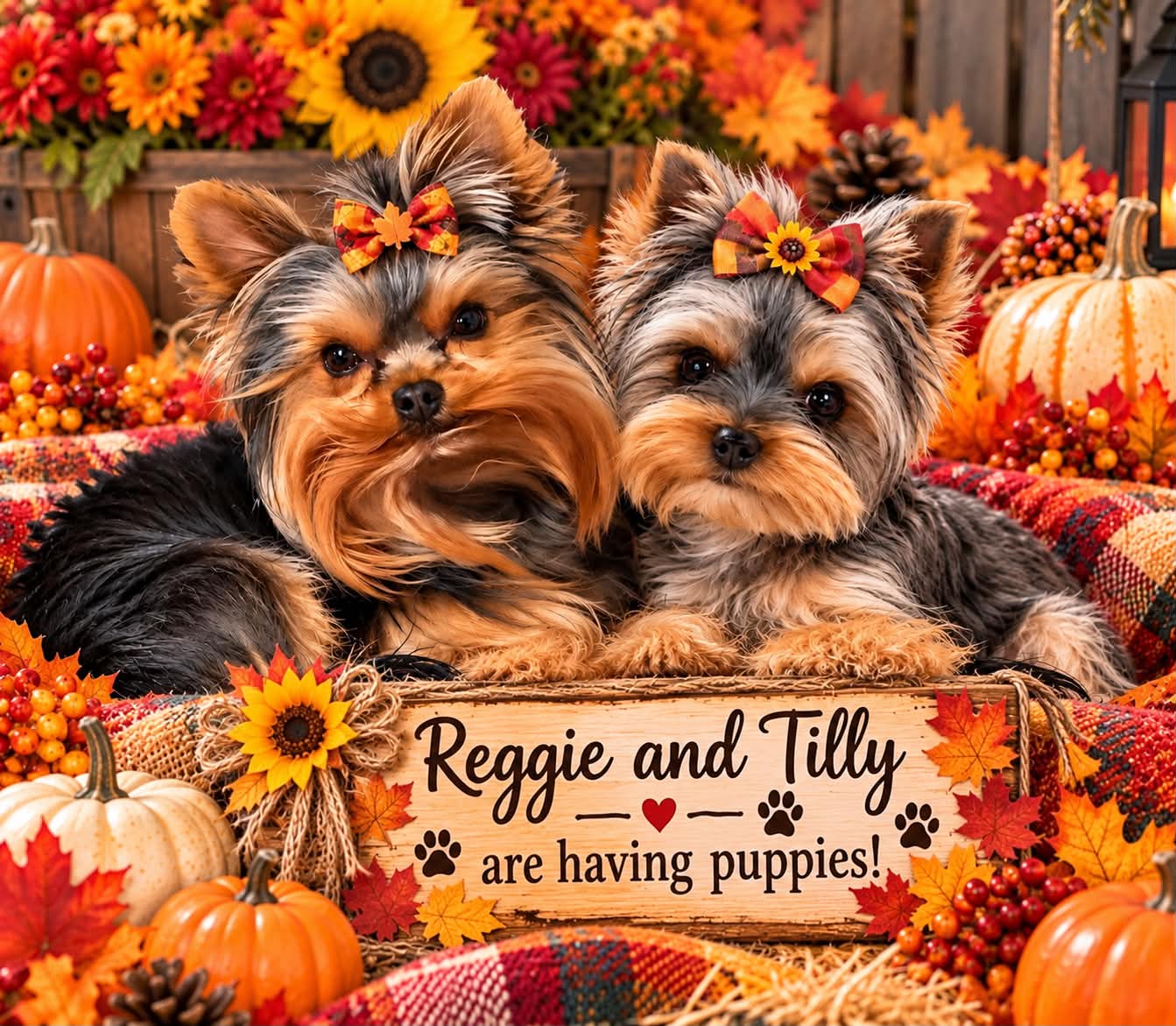 Tilly Rae, a litter of Yorkshire Terrier puppies at Big Sky Yorkies